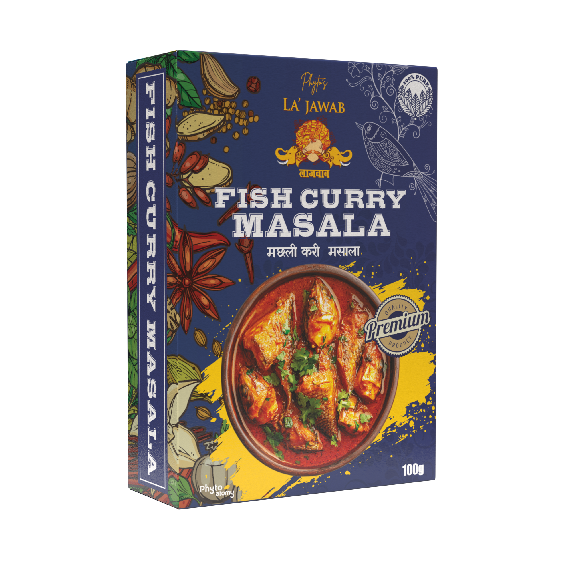 Lajawab Fish Curry Masala 100g (F&00258) 
